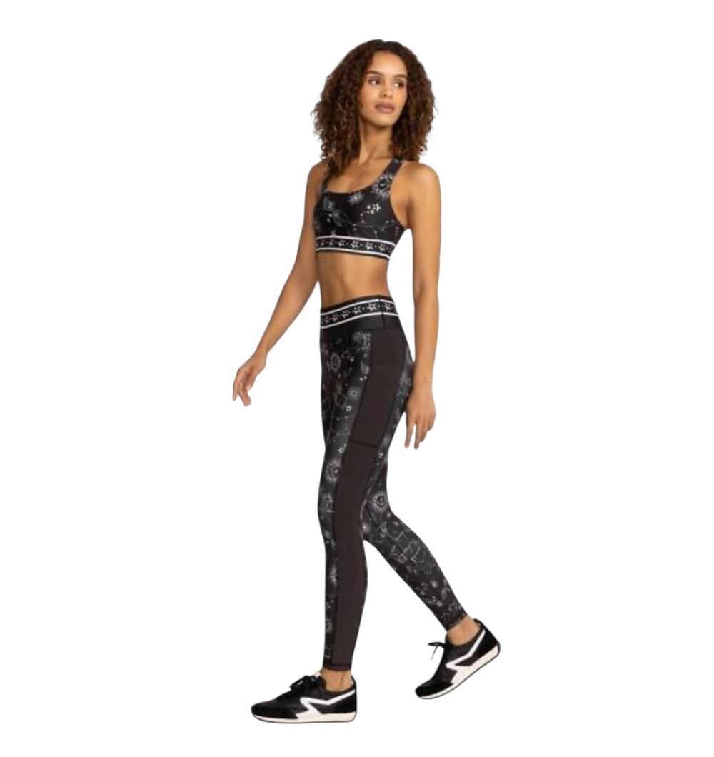 NWT! Johnny Was Bijou Bee Active High Waist Leggings w/ Pockets - Size XL